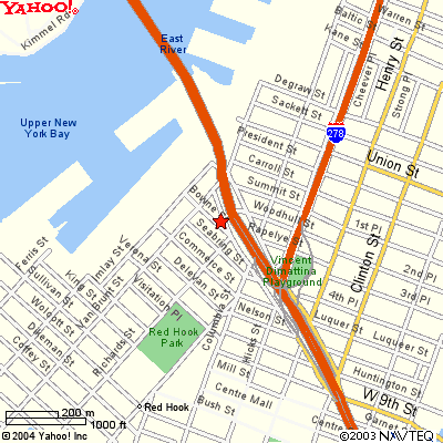 Brooklyn Motor Inn - Location Map